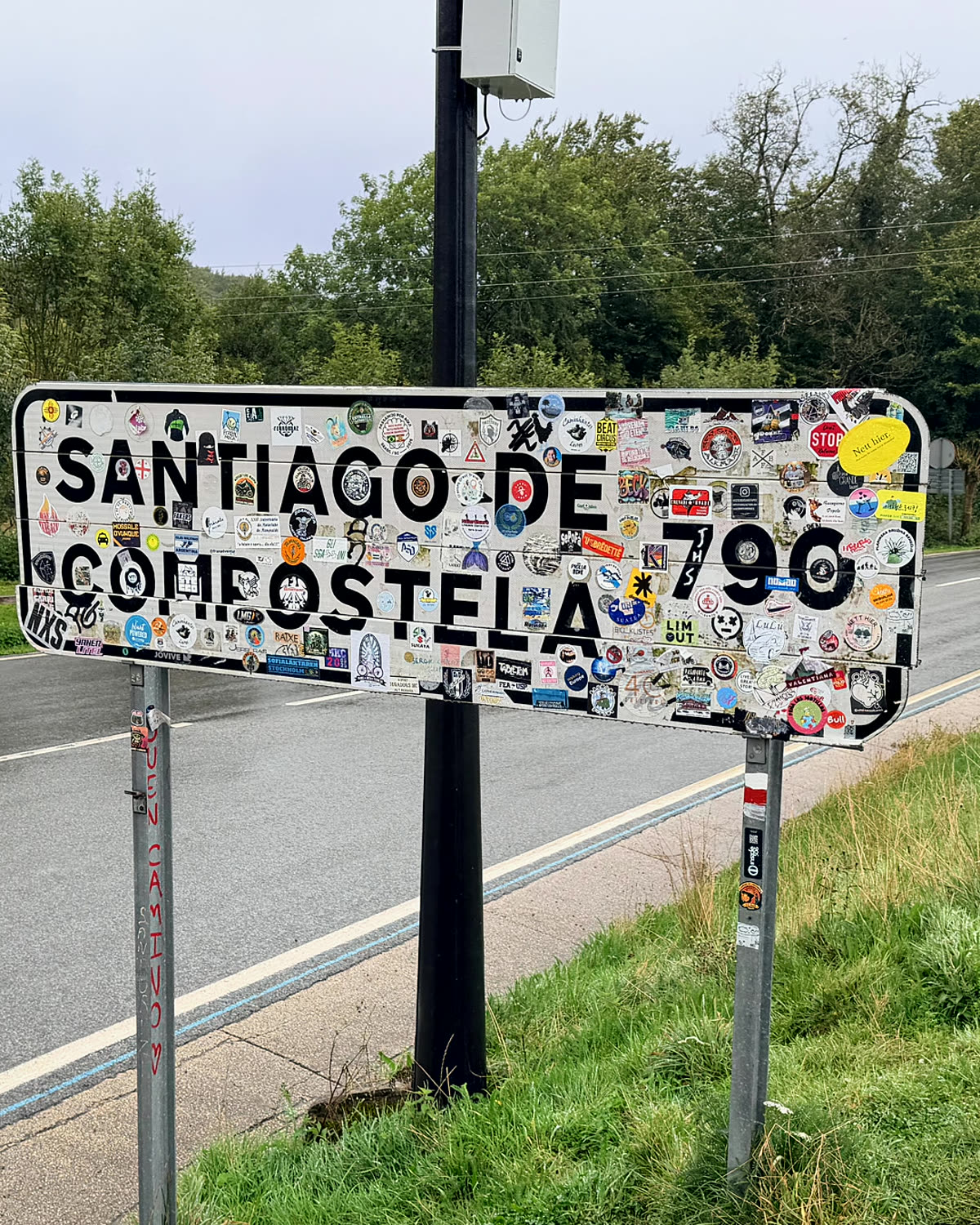 Första delen av vandringen från Saint-Jean-Pied-de-Port